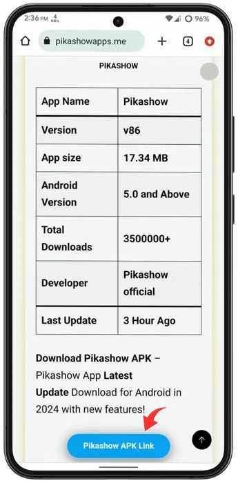Pikashow apk download android